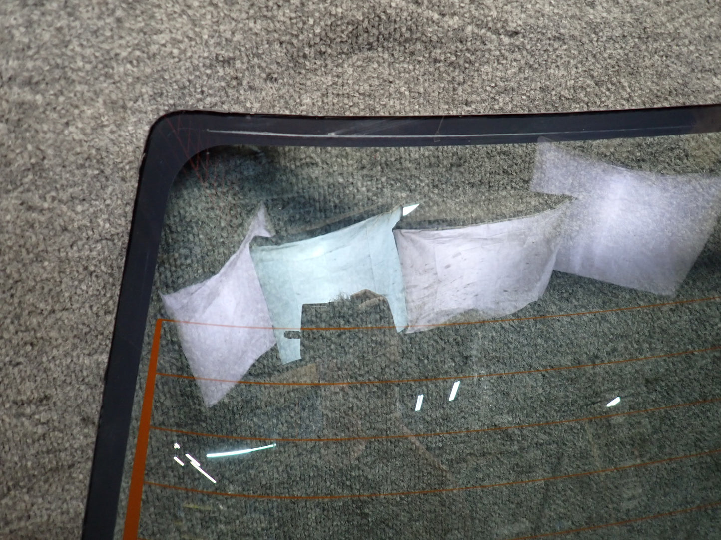 84-86 Toyota Cressida MX73 Sedan Rear Back Heated Glass Window OEM