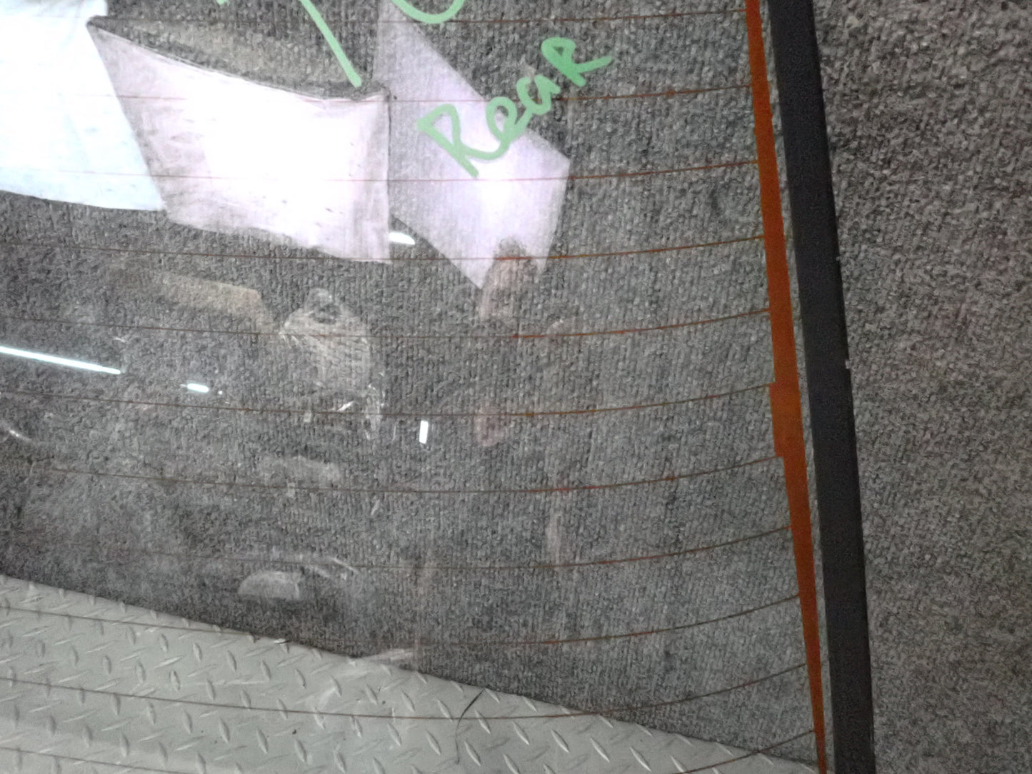 84-86 Toyota Cressida MX73 Sedan Rear Back Heated Glass Window OEM