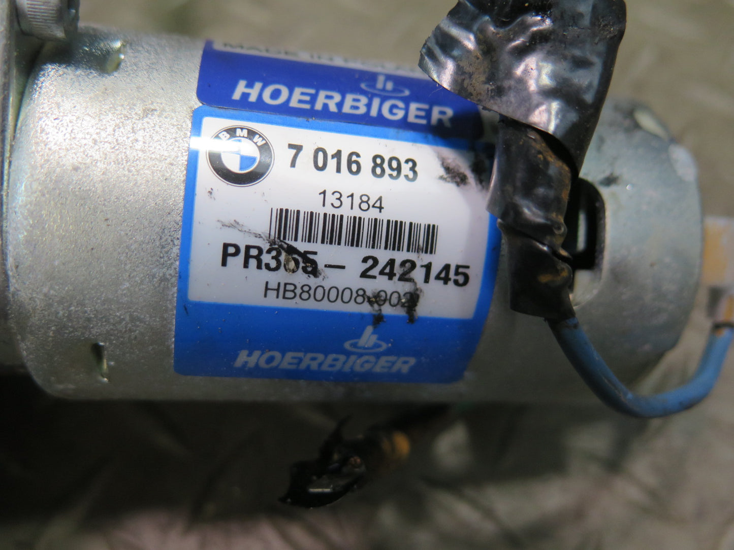 03-08 BMW E85 Z4 Convertible TOP Hydraulic Pump Motor w Cable 7016893 OEM