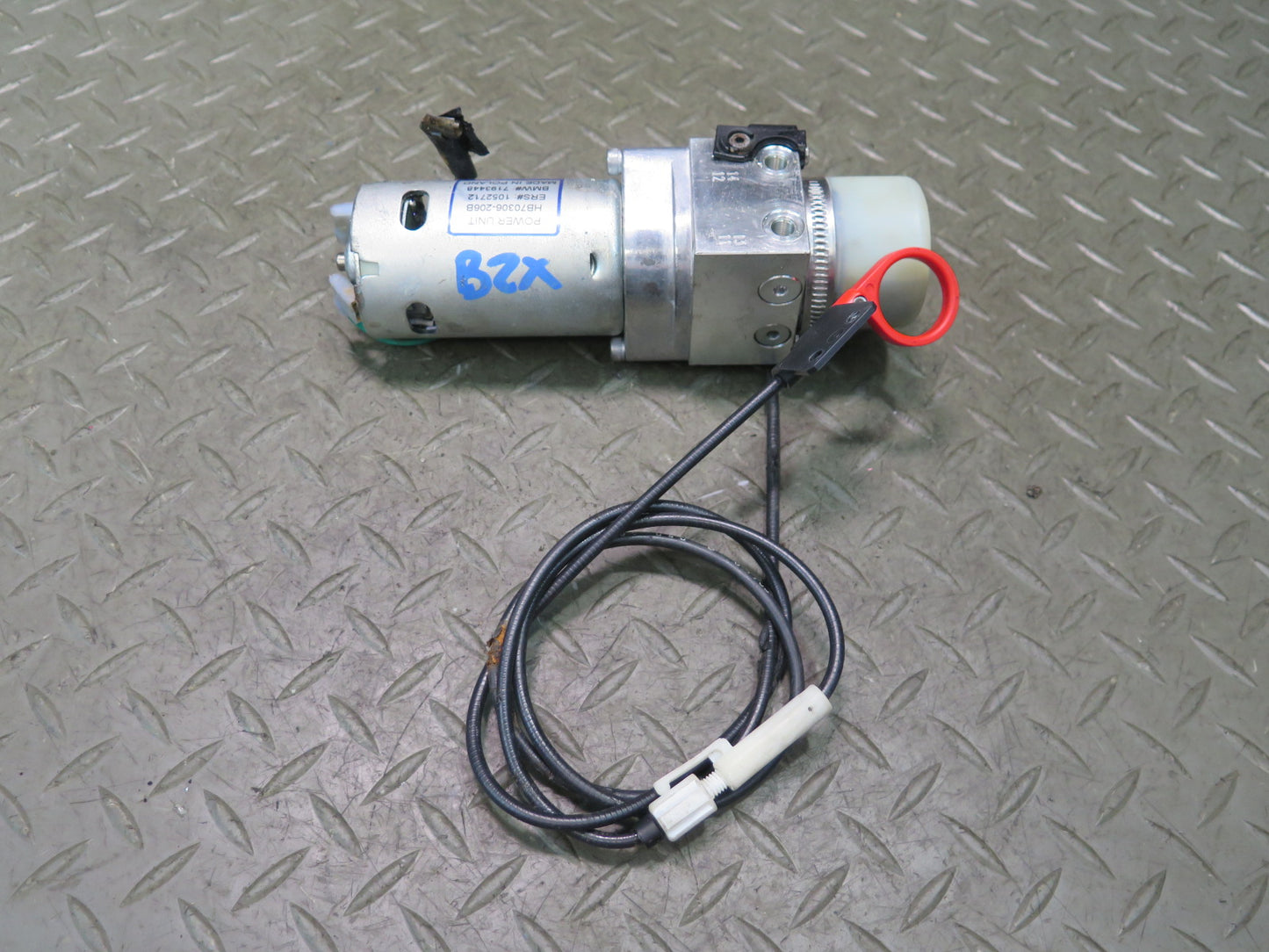 03-08 BMW E85 Z4 Convertible TOP Hydraulic Pump Motor w Cable 7016893 OEM
