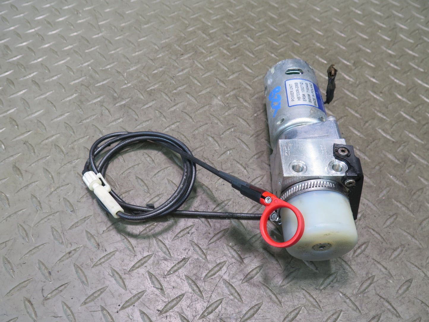 03-08 BMW E85 Z4 Convertible TOP Hydraulic Pump Motor w Cable 7016893 OEM