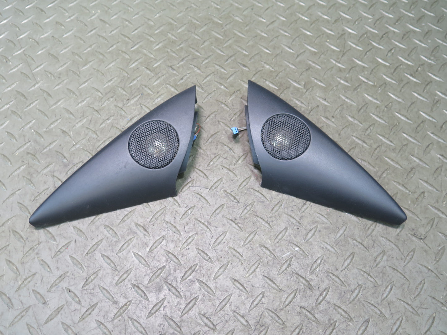 03-08 BMW E85 Z4 Set of 2 Left & Right TOP Hi-fi Door Tweeter Speaker w Trim OEM
