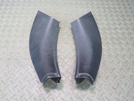 03-08 BMW E85 Z4 Set of 2 Interior B Pillar Lower Door Sill Trim Panel Black OEM