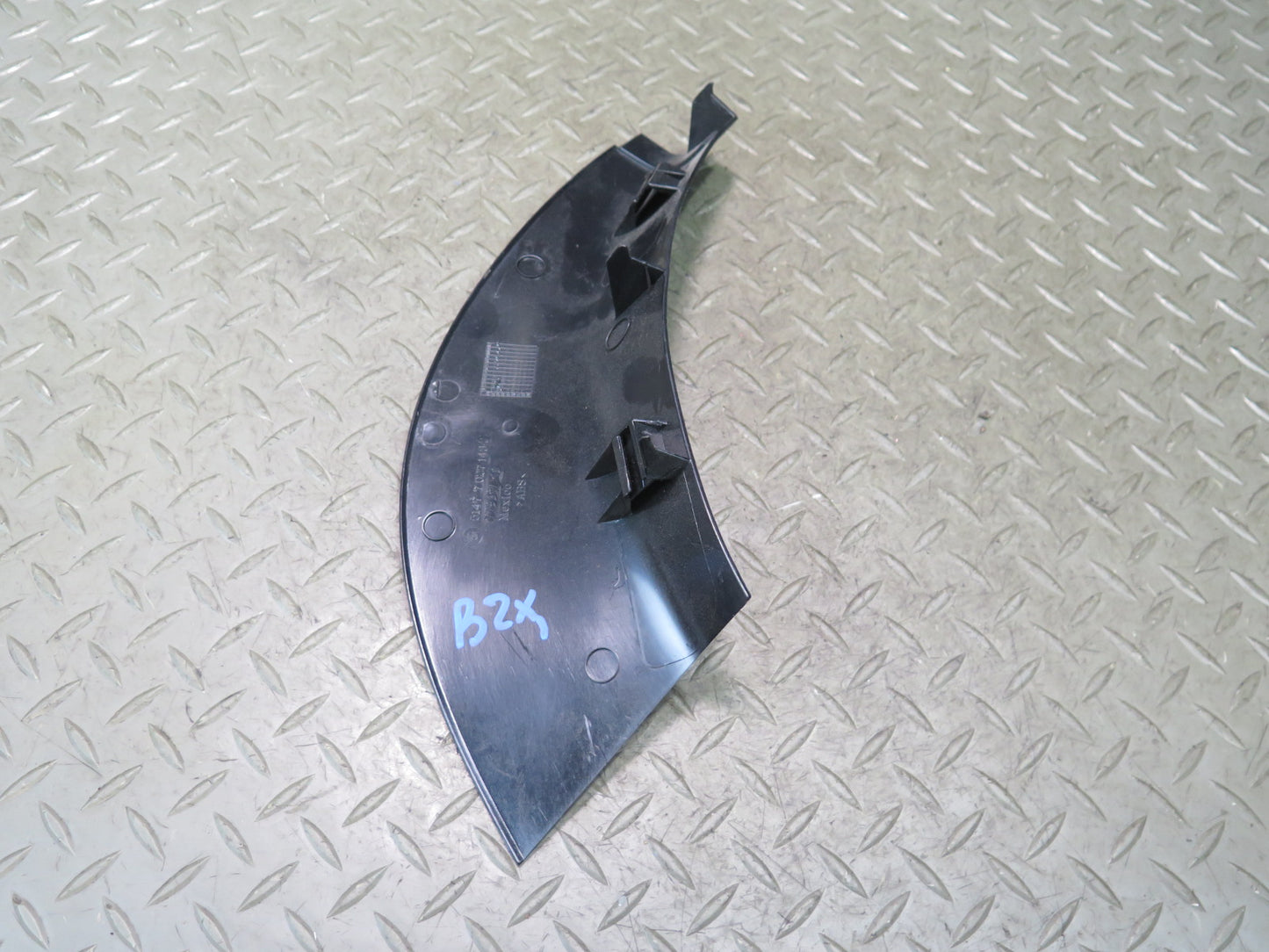 03-08 BMW E85 Z4 Set of 2 Interior B Pillar Lower Door Sill Trim Panel Black OEM