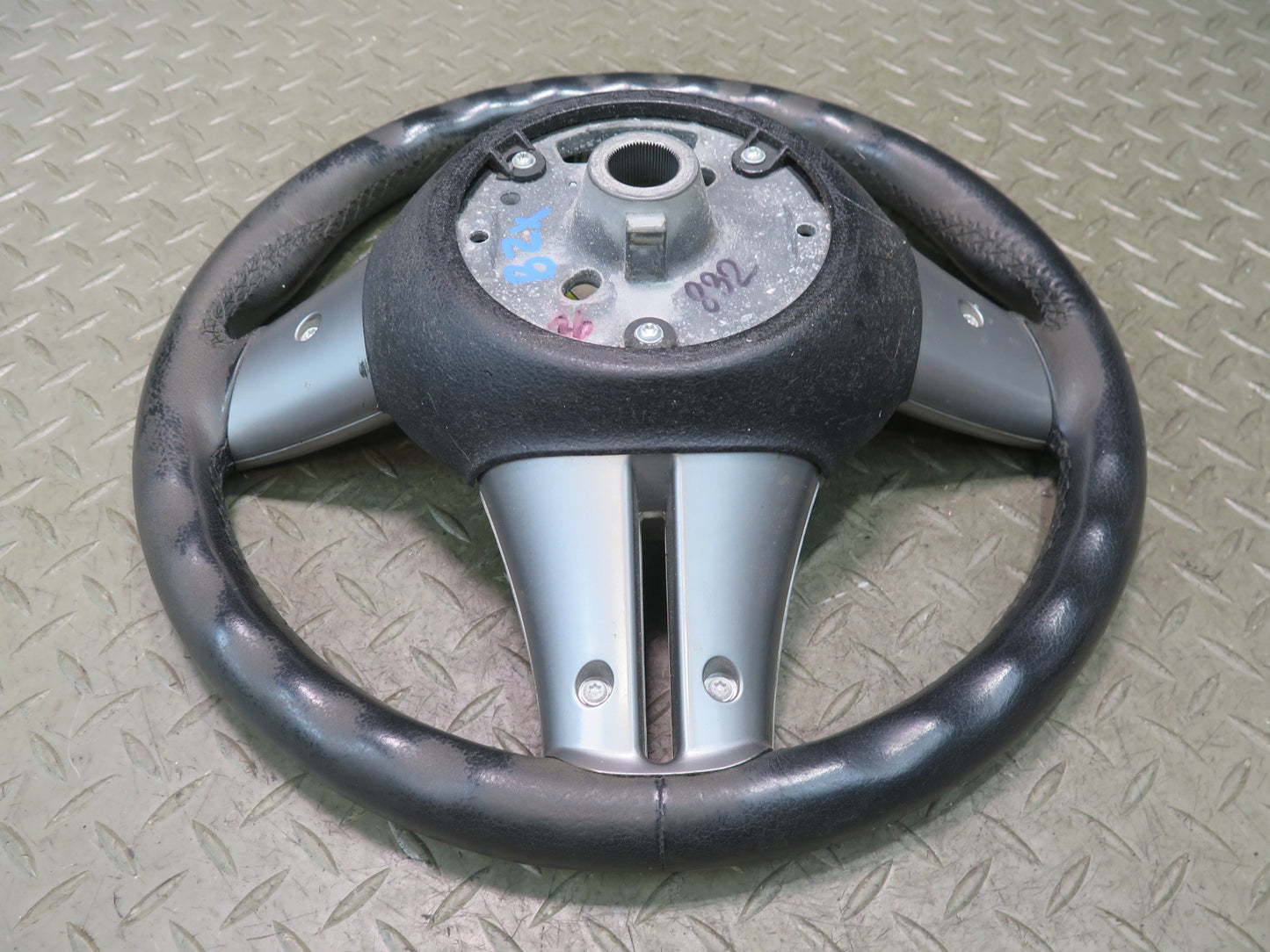 03-05 BMW E86 E85 Z4 Leather Sport Steering Black 6758158 OEM