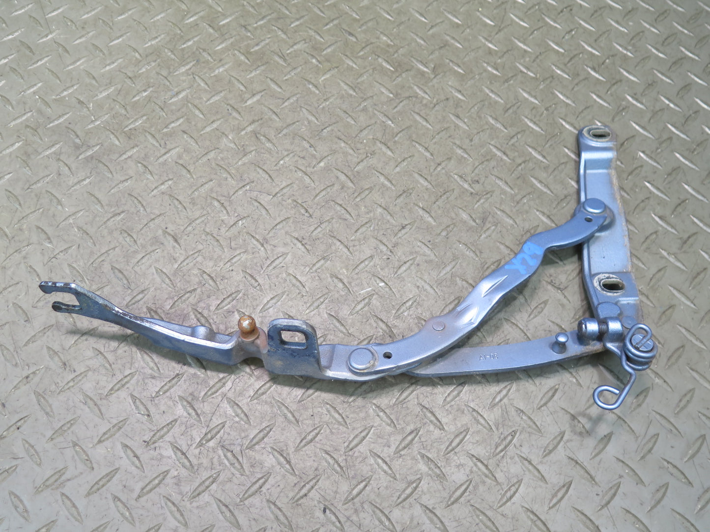 03-08 BMW E85 Z4 Set of 2 Rear Left & Right Trunk Hinge Maldives Blue OEM