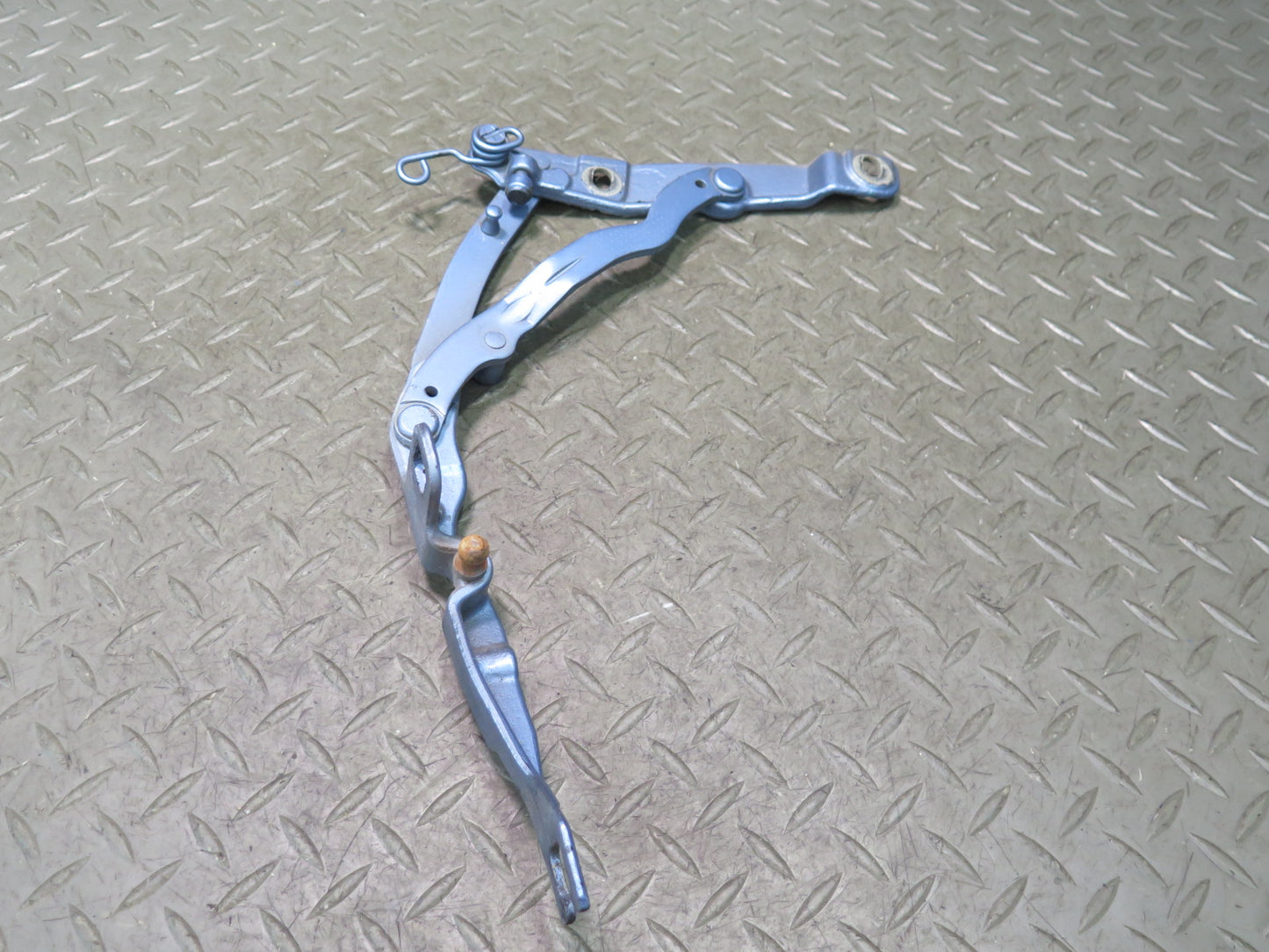 03-08 BMW E85 Z4 Set of 2 Rear Left & Right Trunk Hinge Maldives Blue OEM