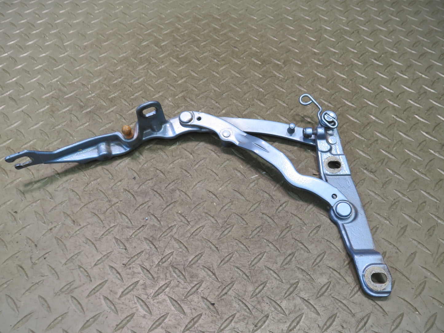 03-08 BMW E85 Z4 Set of 2 Rear Left & Right Trunk Hinge Maldives Blue OEM