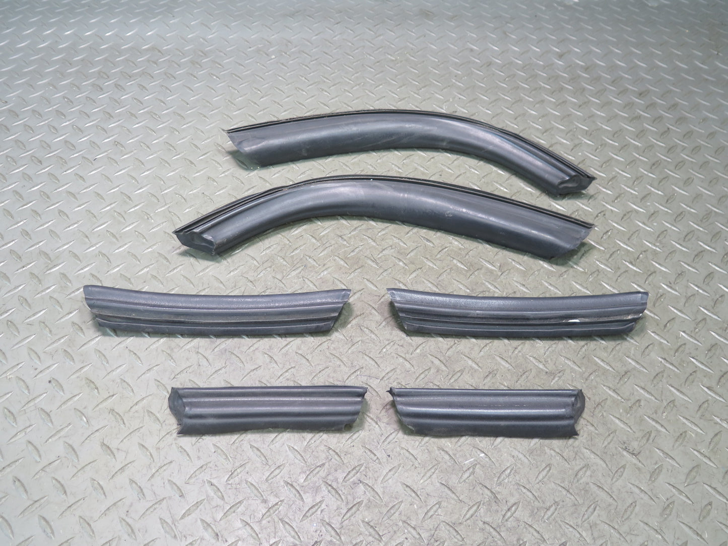 03-08 BMW E85 Z4 Set of 6 Folding TOP Roof Weatherstrip Rubber Seal OEM