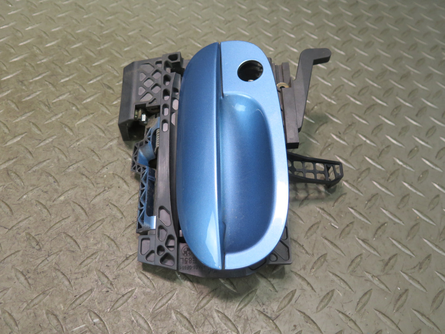 03-08 BMW E85 E86 Z4 Set of 2 Left & Right Door Exterior Handle Blue OEM