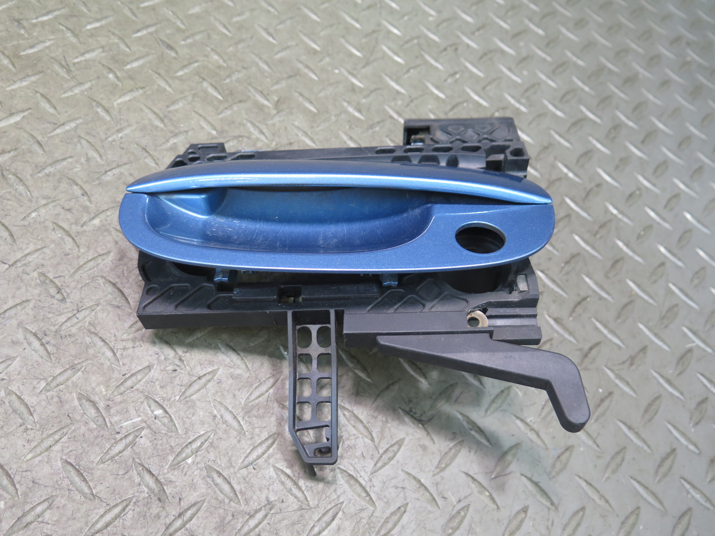 03-08 BMW E85 E86 Z4 Set of 2 Left & Right Door Exterior Handle Blue OEM
