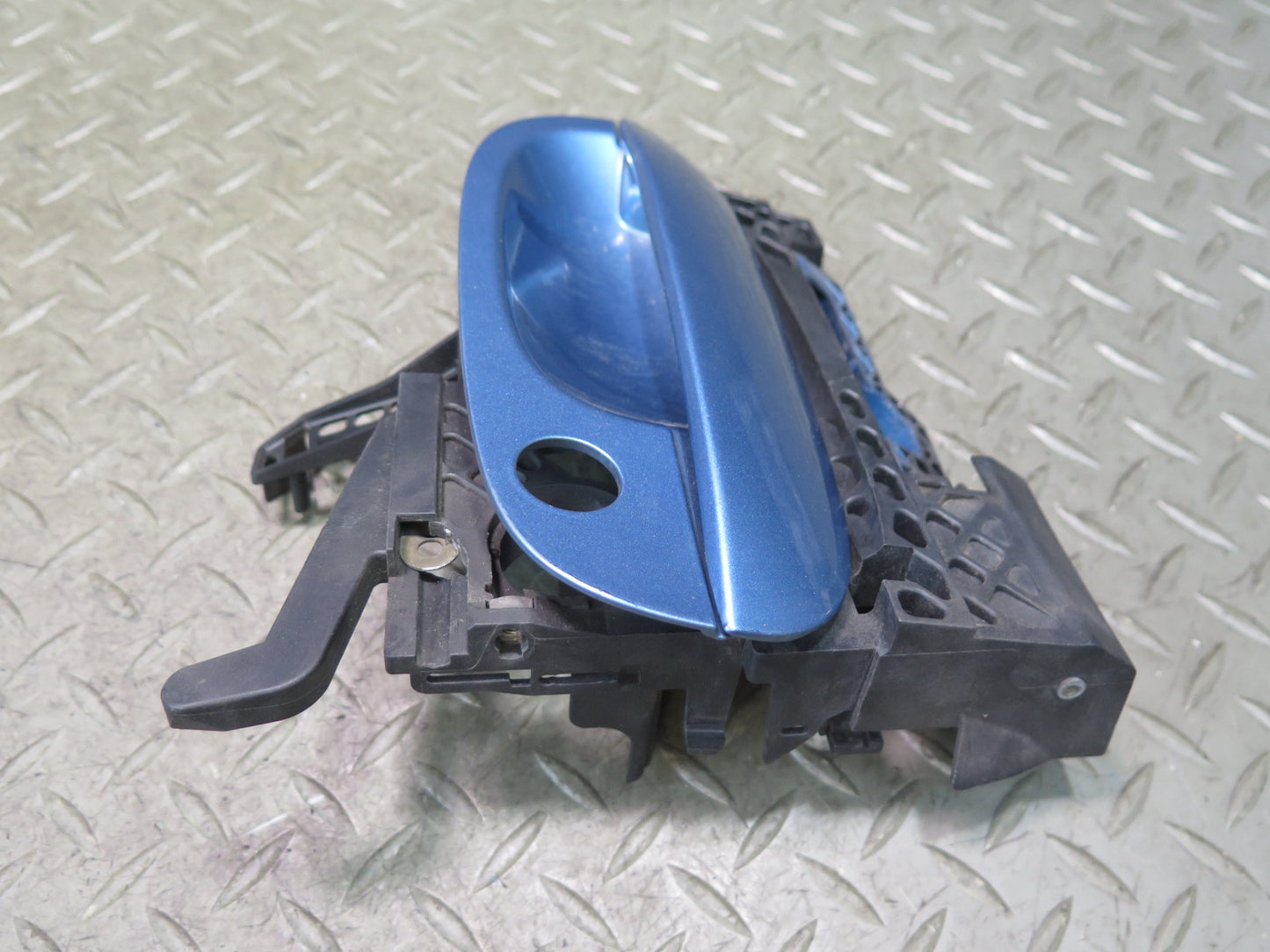 03-08 BMW E85 E86 Z4 Set of 2 Left & Right Door Exterior Handle Blue OEM