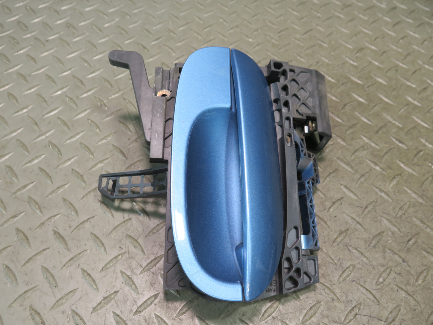 03-08 BMW E85 E86 Z4 Set of 2 Left & Right Door Exterior Handle Blue OEM