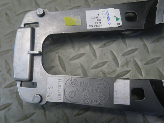 03-05 BMW E85 Z4 Set of 3 Left Right Dashboard Center Console Trim Aluminum OEM