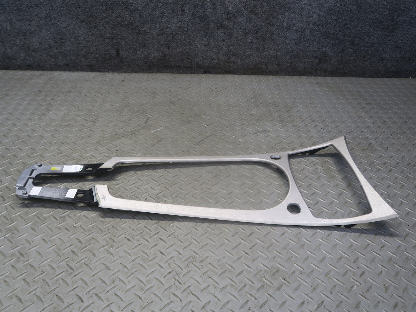 03-05 BMW E85 Z4 Set of 3 Left Right Dashboard Center Console Trim Aluminum OEM