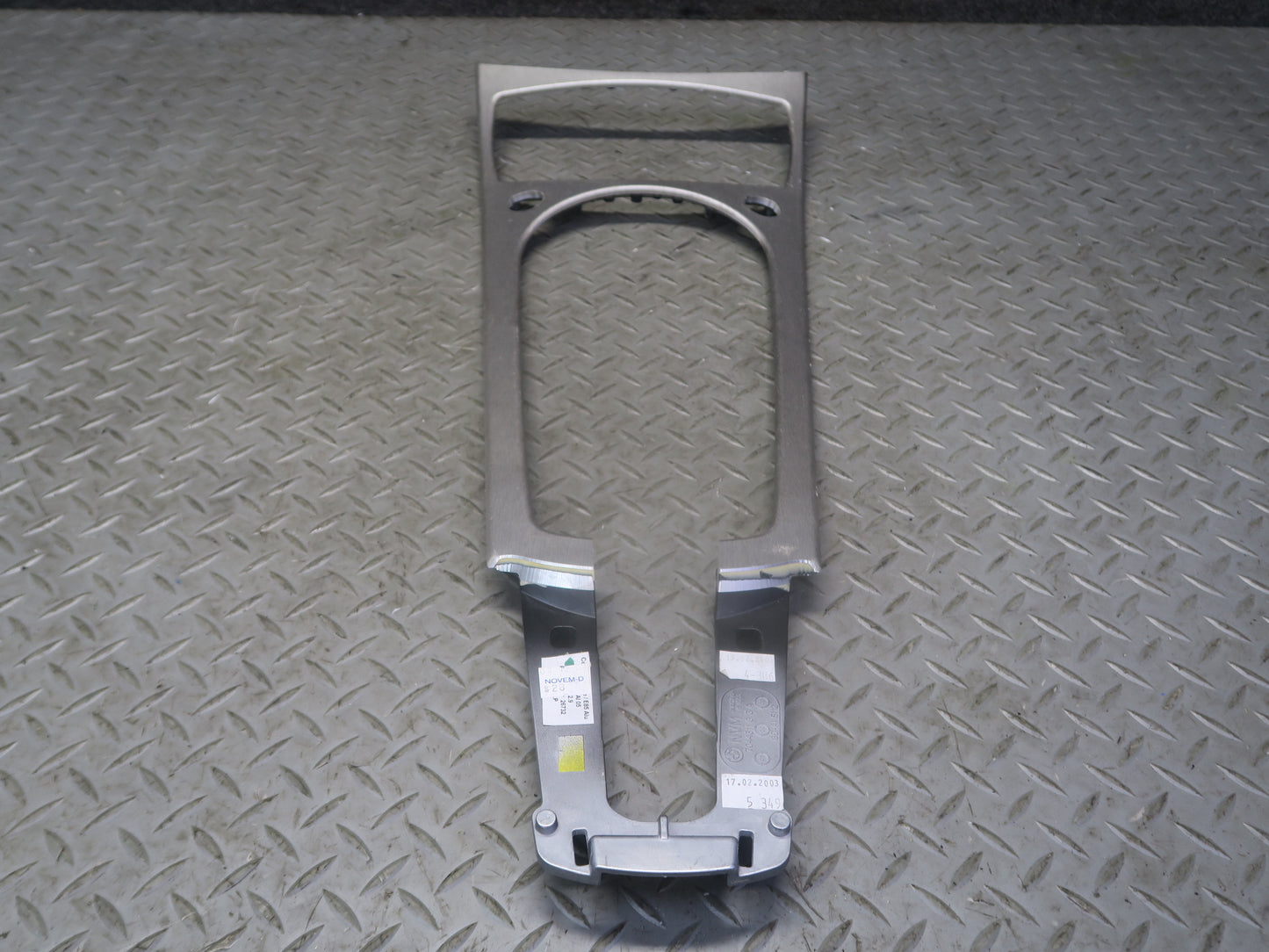 03-05 BMW E85 Z4 Set of 3 Left Right Dashboard Center Console Trim Aluminum OEM
