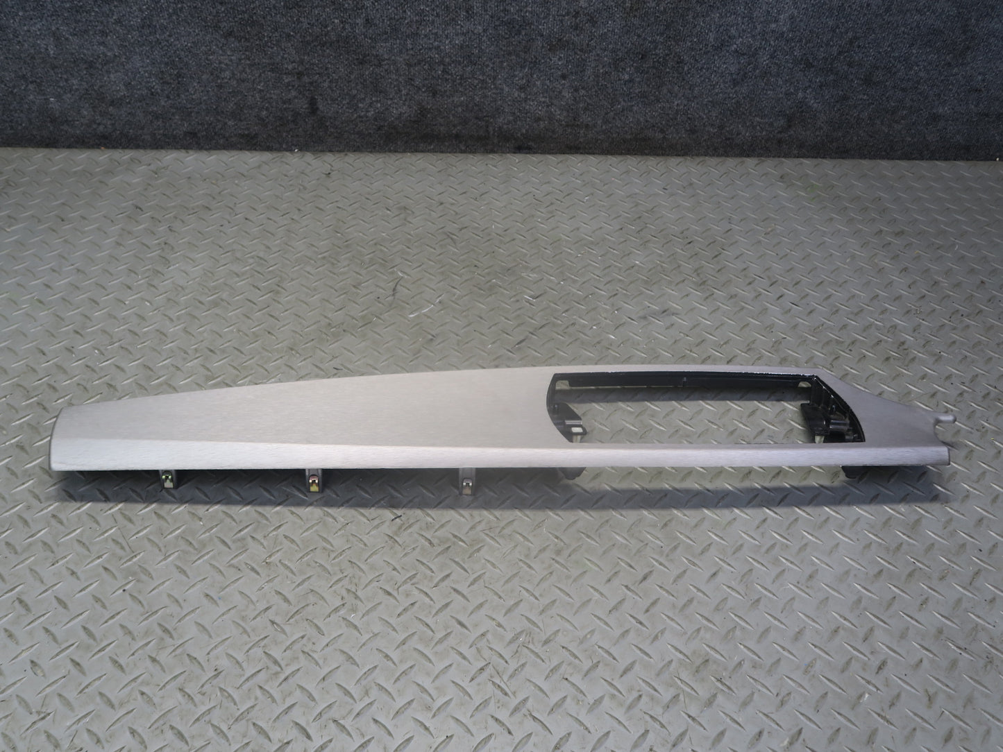 03-05 BMW E85 Z4 Set of 3 Left Right Dashboard Center Console Trim Aluminum OEM