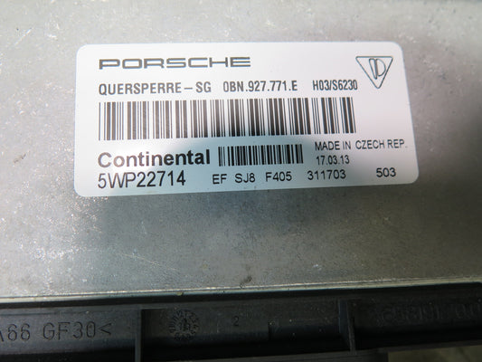 2013 Porsche Cayenne 958 Transfer Case Control Module 0BN927771E