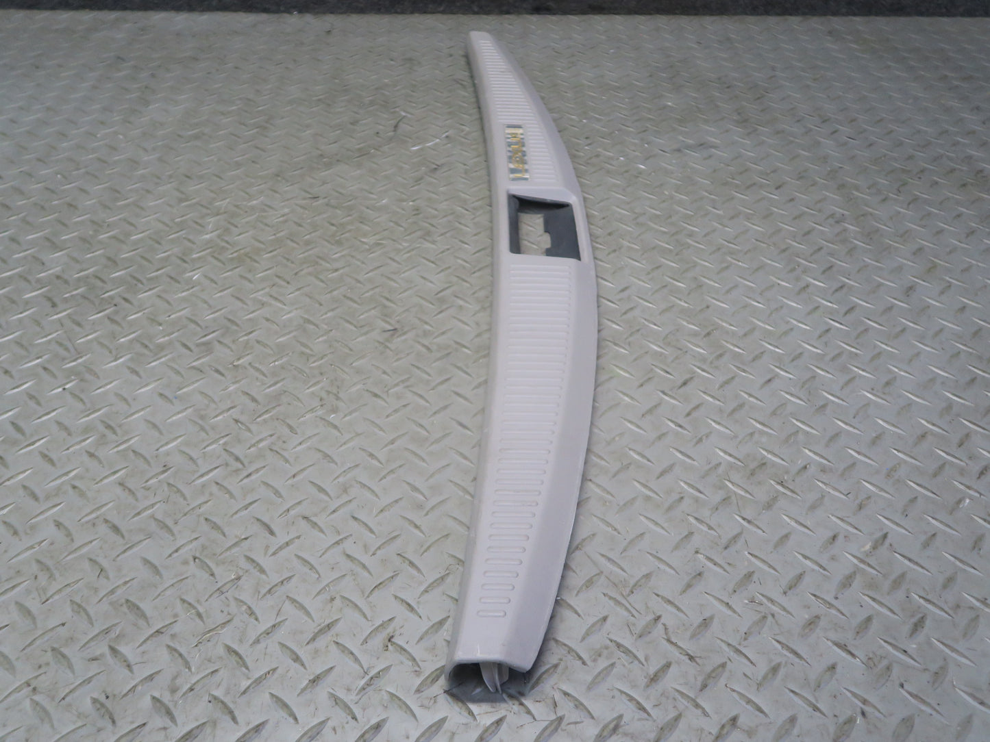 02-10 Lexus SC430 UZZ40L Rear Trunk Floor Finish Sill Scuff Plate Trim Panel OEM