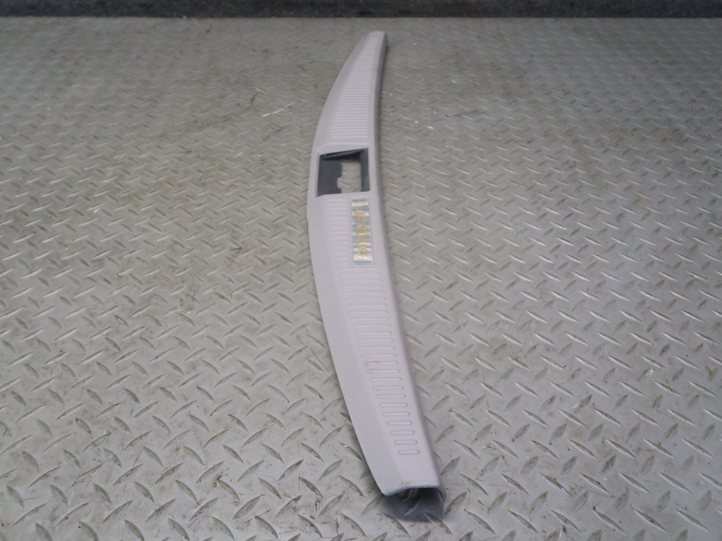 02-10 Lexus SC430 UZZ40L Rear Trunk Floor Finish Sill Scuff Plate Trim Panel OEM