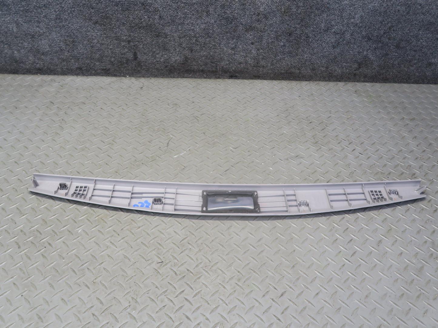 02-10 Lexus SC430 UZZ40L Rear Trunk Floor Finish Sill Scuff Plate Trim Panel OEM