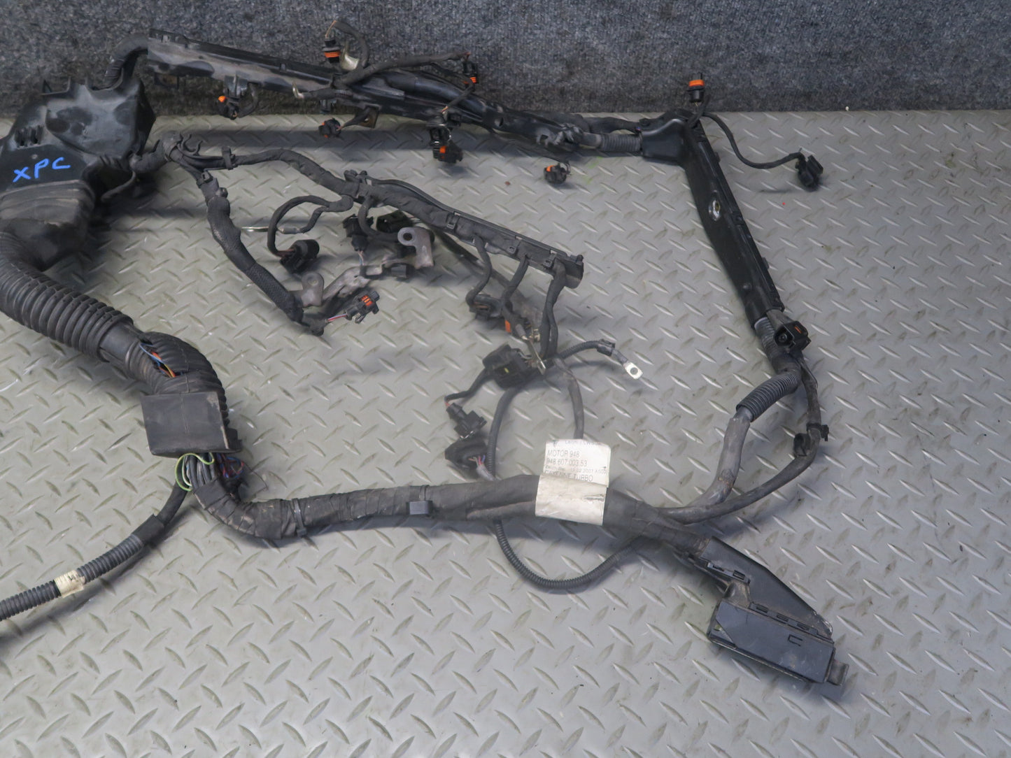 2008-2010 Porsche Cayenne 957 Turbo 4.8L M48.51 Engine Wire Wiring Hanress