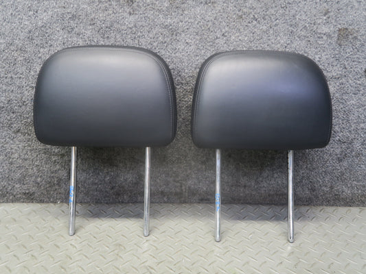 03-08 BMW E85 Z4 Set of 2 Front Left & Right Side Seat Leather Headrest OEM