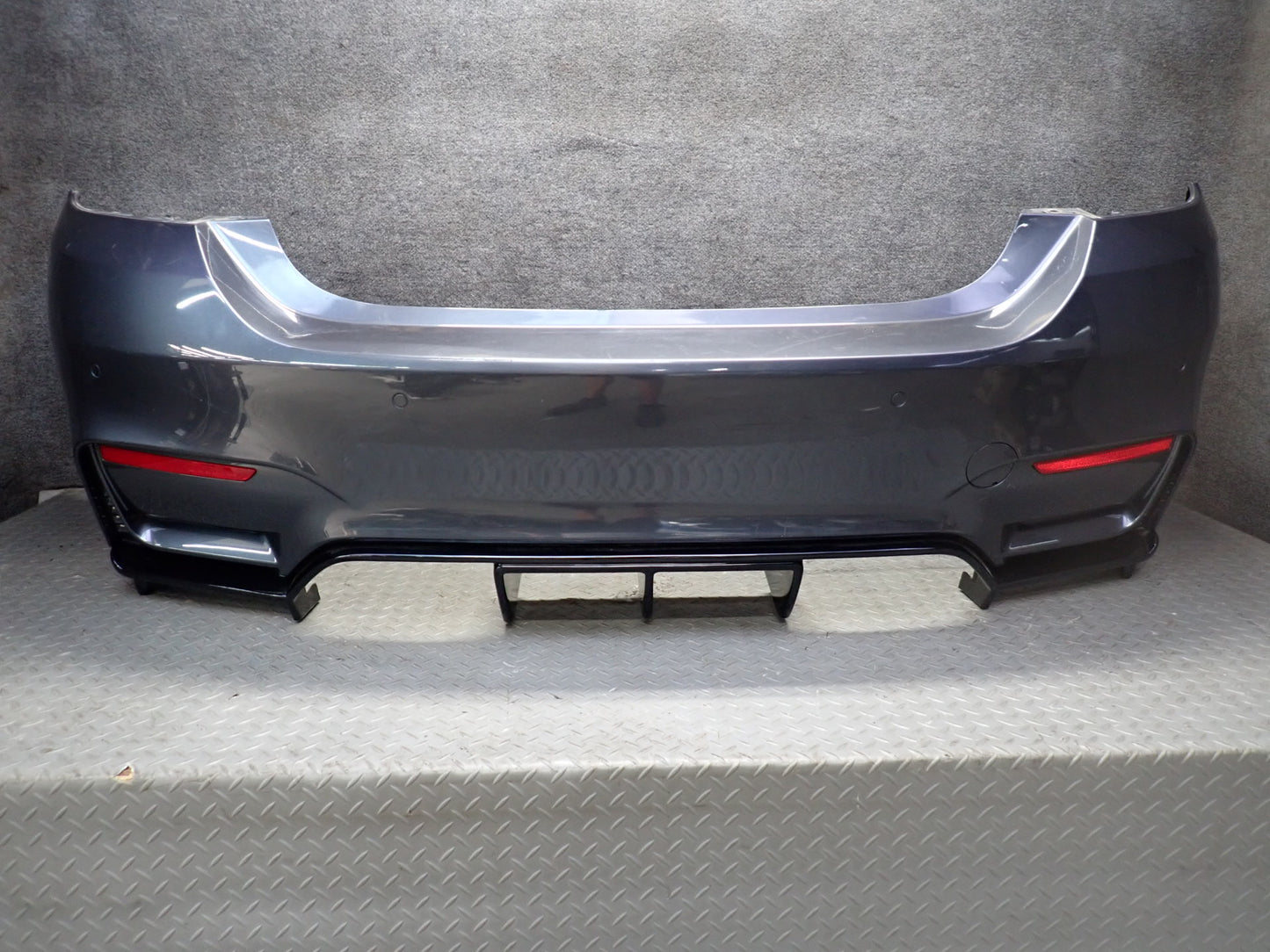 2015-2020 BMW F82 F83 M4 Rear Bumper Cover Panel W/ PDC Mineral Gray