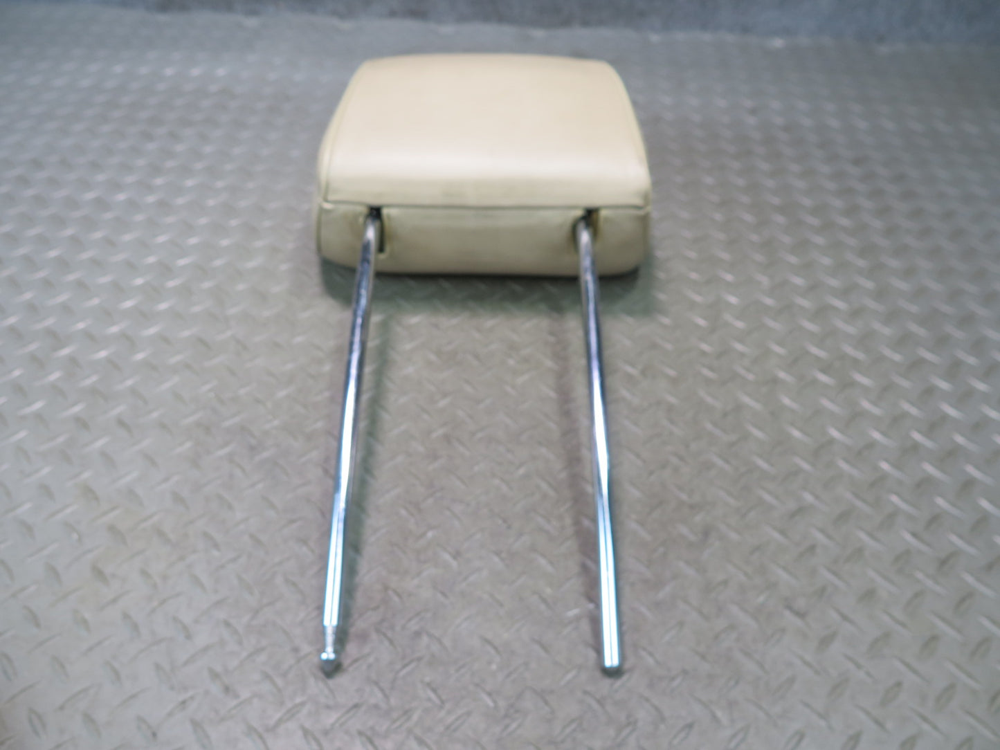 94-99 Mercedes W140 Set of 2 Front Left & Right Seat Leather Headrest Beige OEM