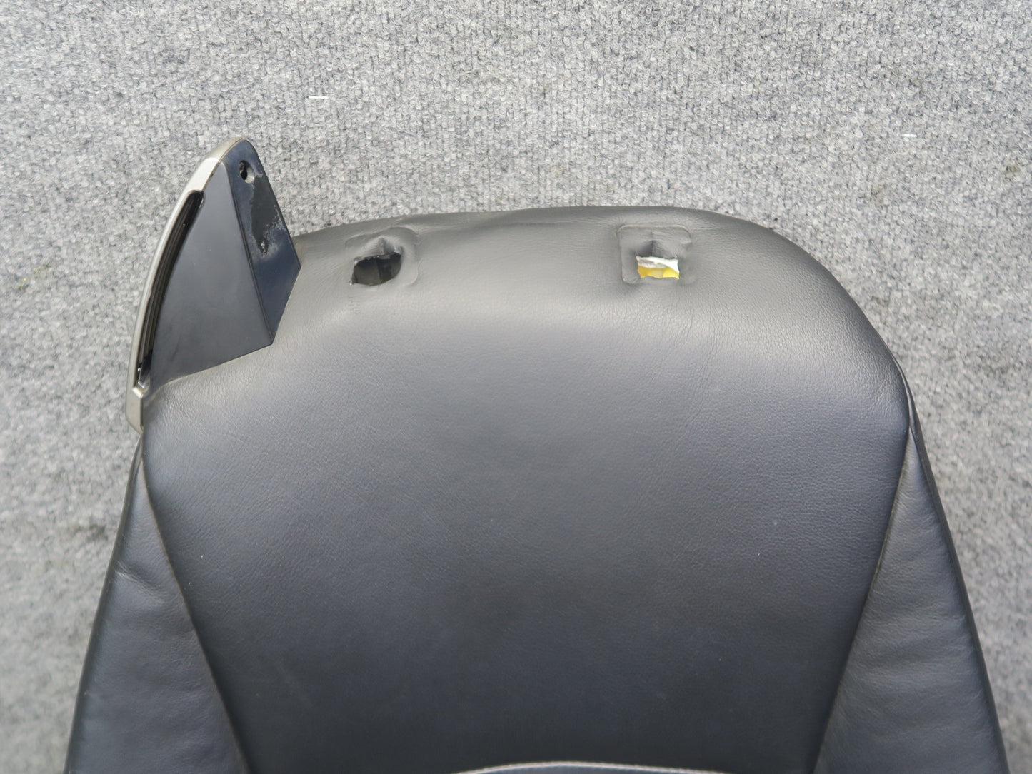 03-08 BMW E85 Z4 Front Right Seat Upper Backrest Leather Cushion OEM