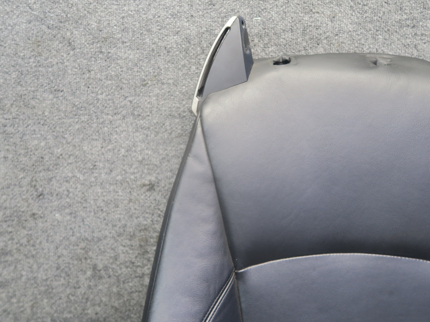 03-08 BMW E85 Z4 Front Right Seat Upper Backrest Leather Cushion OEM