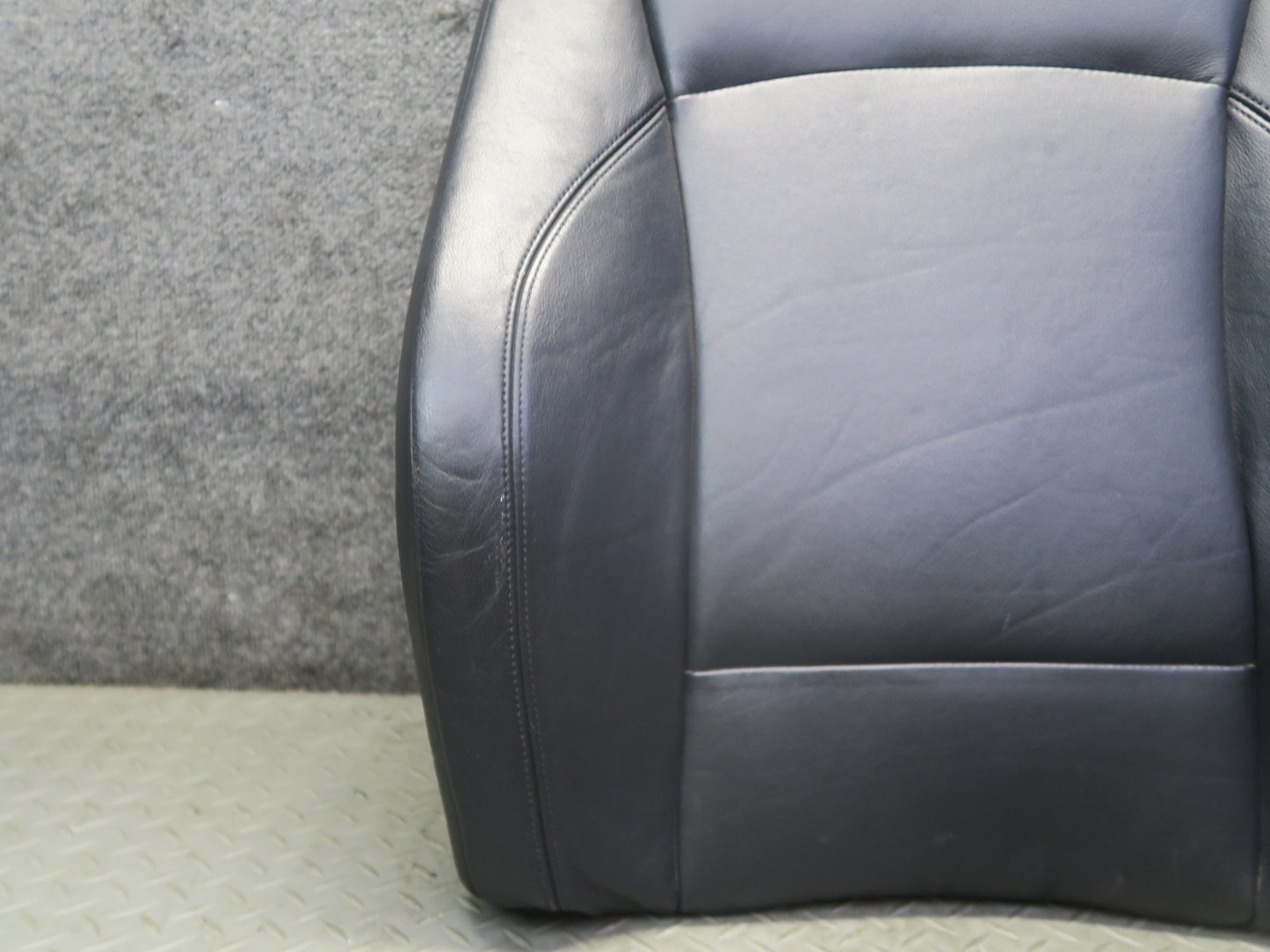 03-08 BMW E85 Z4 Front Right Seat Upper Backrest Leather Cushion OEM