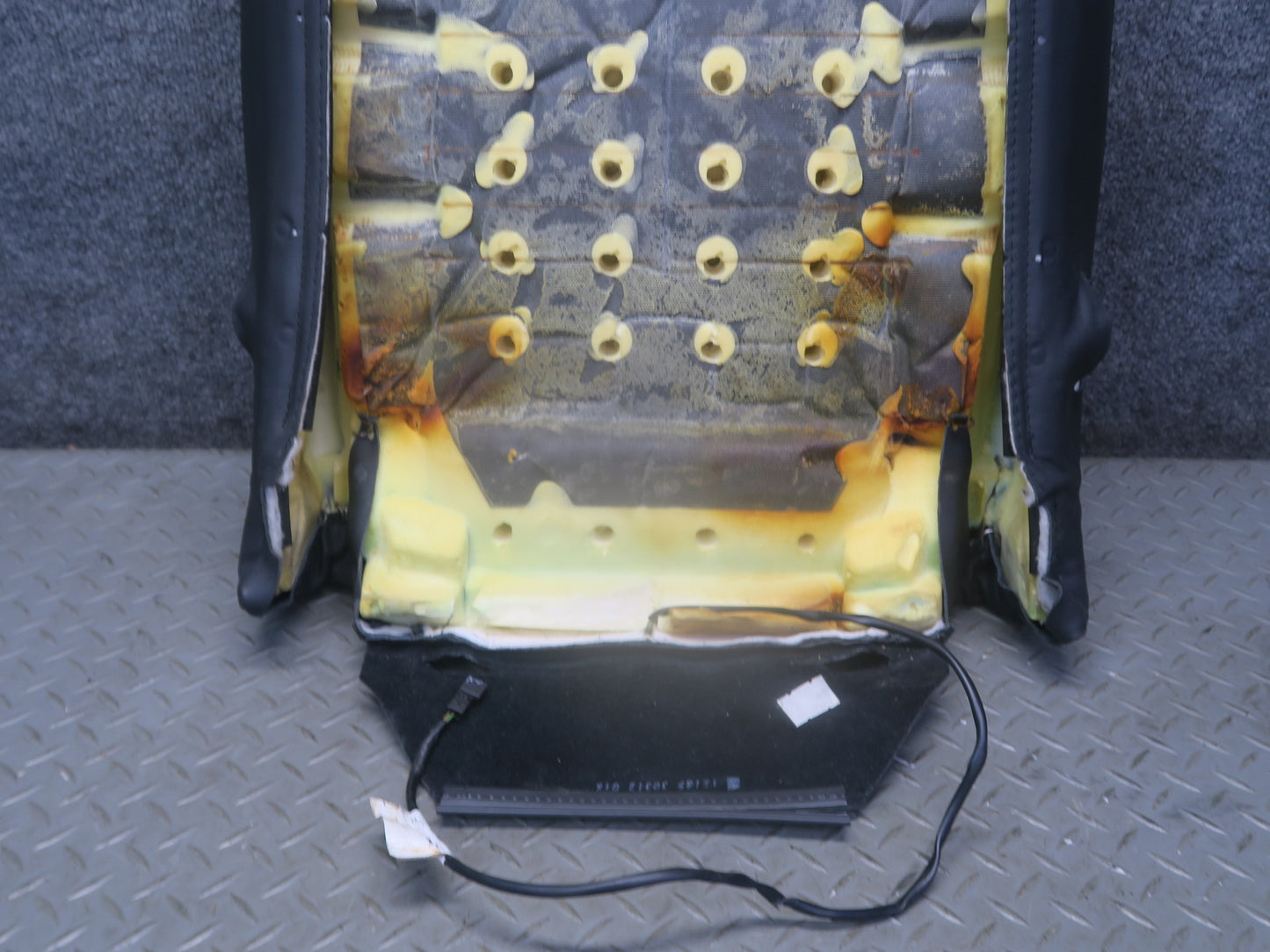 03-08 BMW E85 Z4 Front Right Seat Upper Backrest Leather Cushion OEM