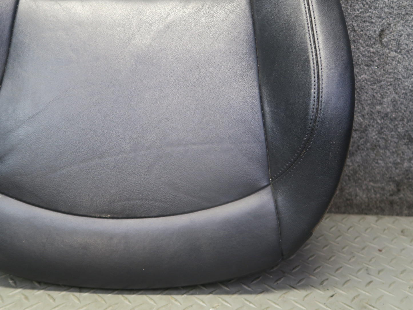 03-08 BMW E85 Z4 Front Right Seat Lower Leather Cushion Black OEM