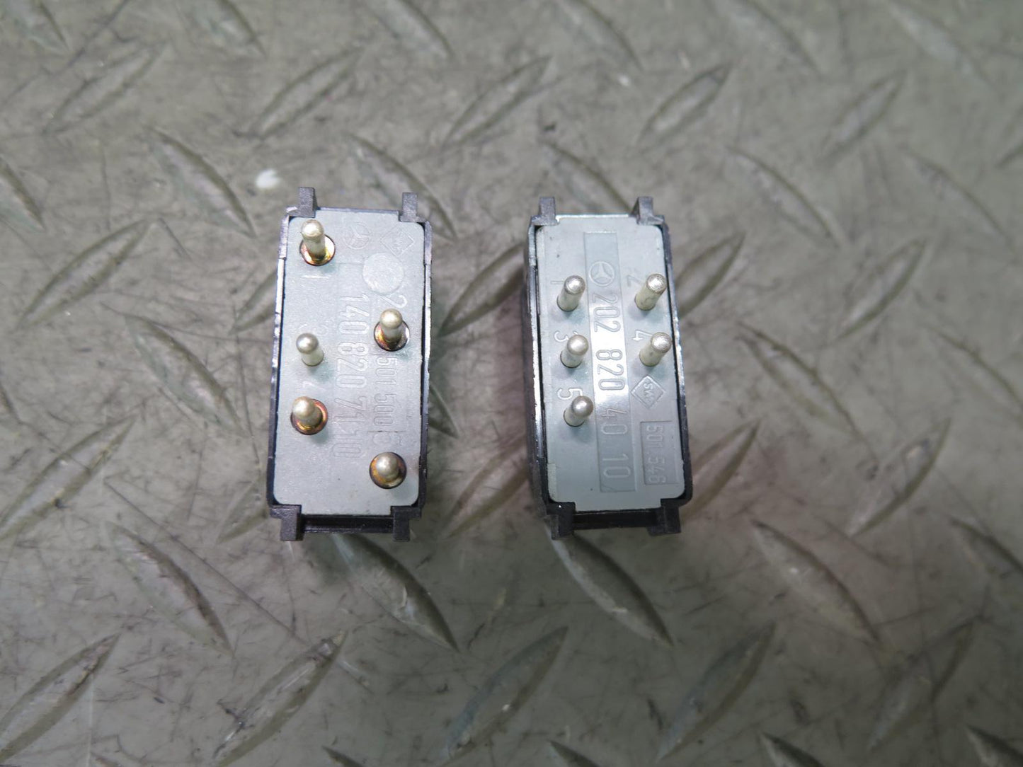 94-99 Mercedes W140 S500 15pcs Window Trunk Door Hazard Mirror Switch Set OEM