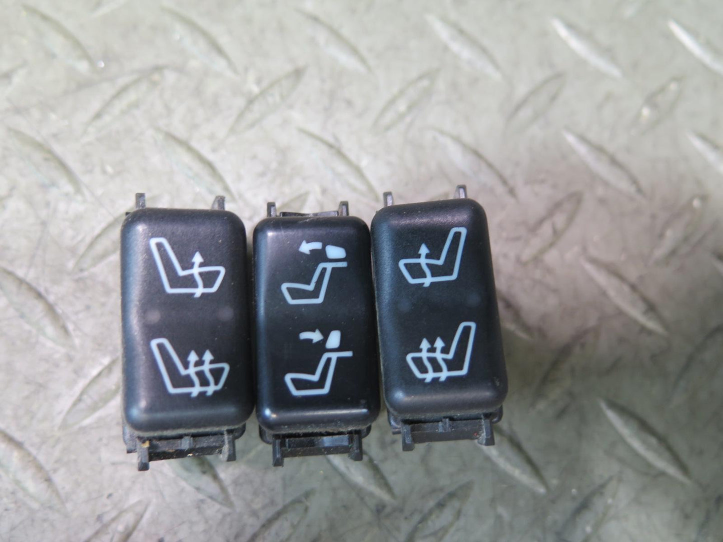 94-99 Mercedes W140 S500 15pcs Window Trunk Door Hazard Mirror Switch Set OEM