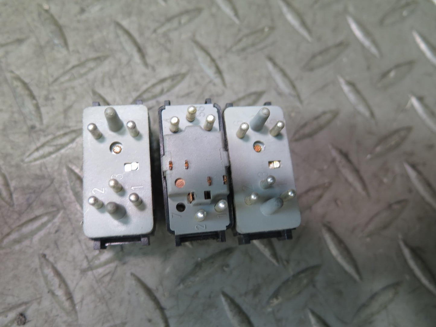 94-99 Mercedes W140 S500 15pcs Window Trunk Door Hazard Mirror Switch Set OEM