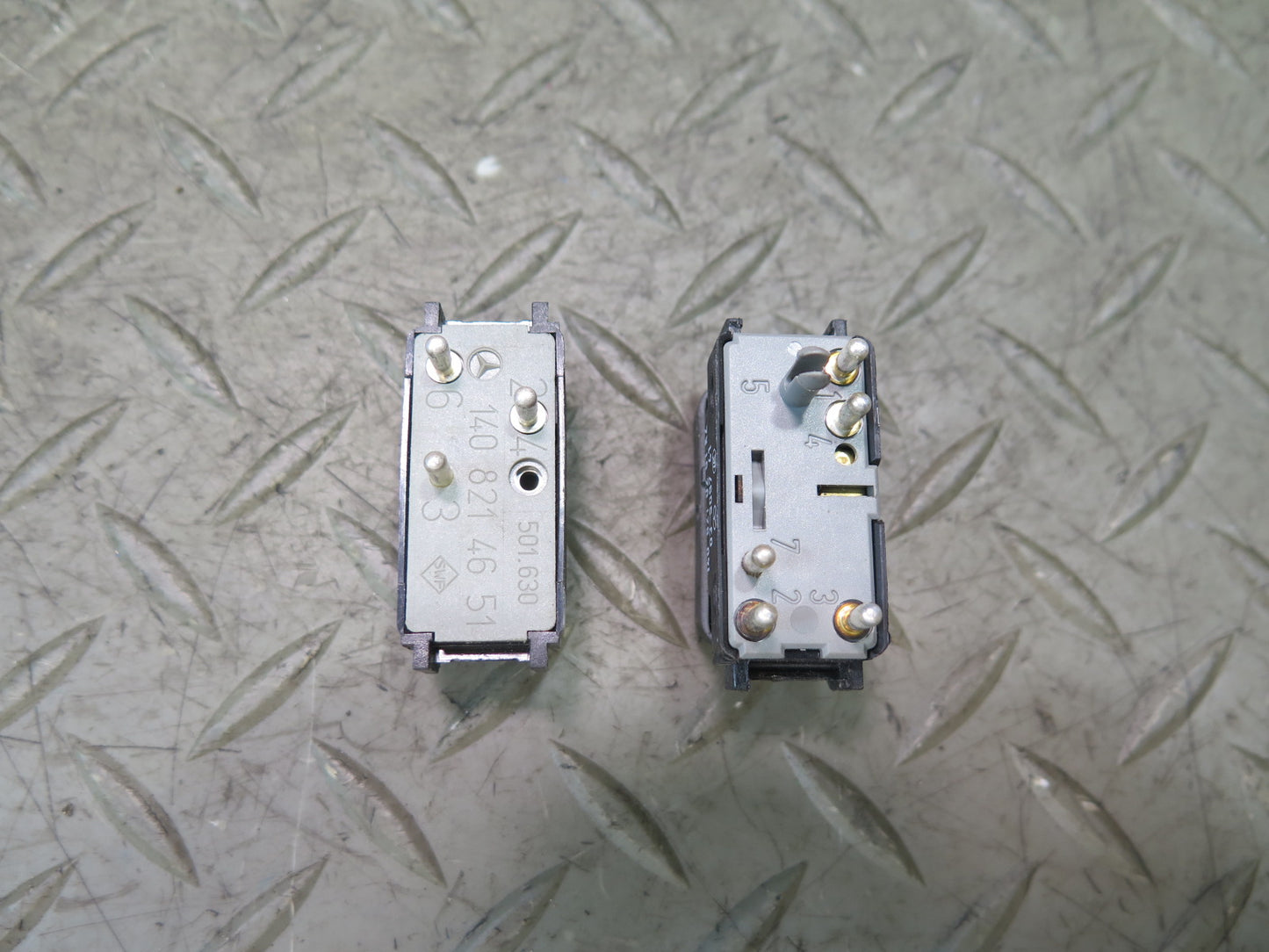 94-99 Mercedes W140 S500 15pcs Window Trunk Door Hazard Mirror Switch Set OEM