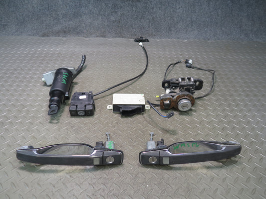 94-95 Mercedes W140 S420 S500 Door Handle Ignition Switch Trunk Lock KEY Set OEM