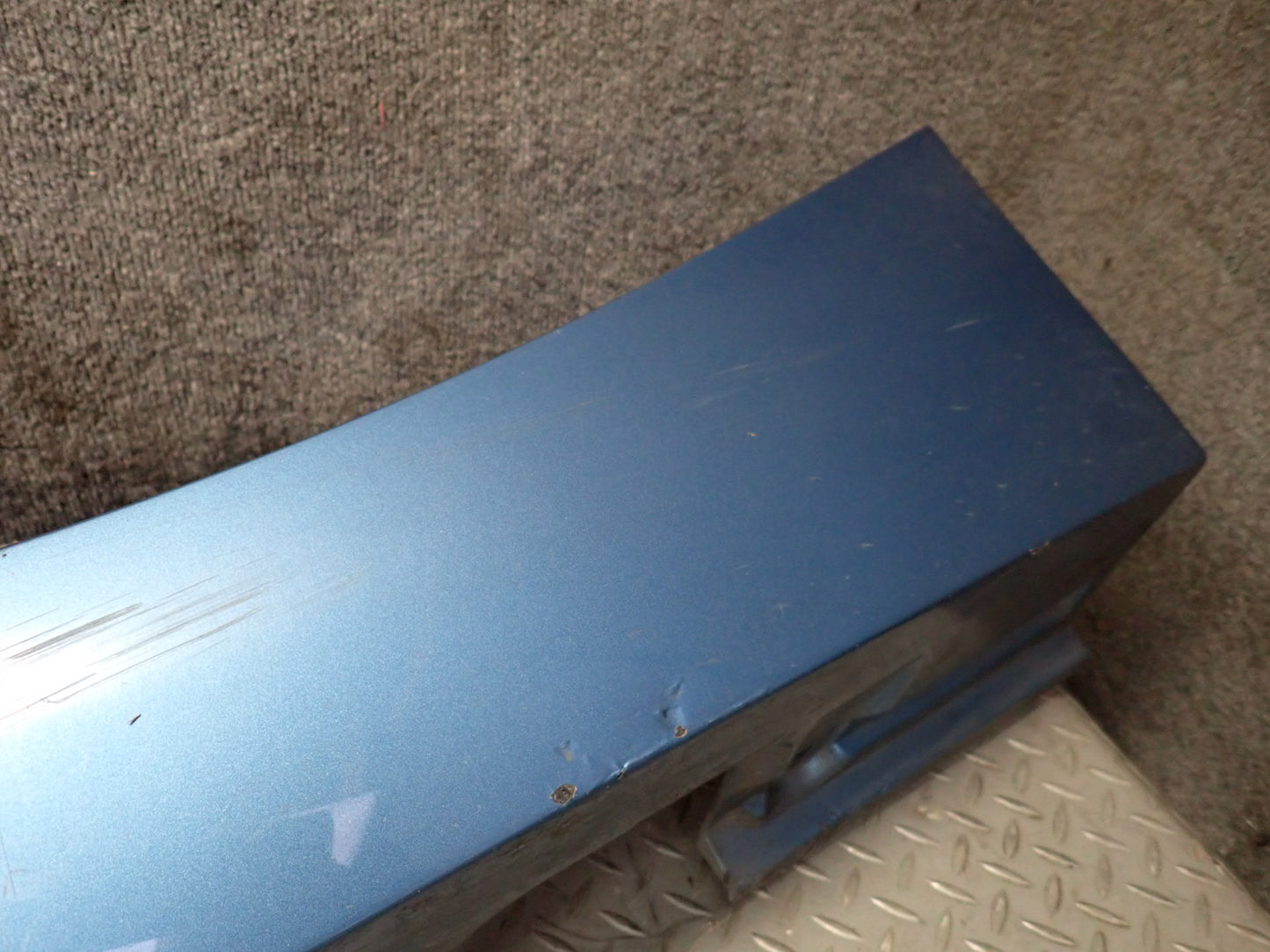 03-08 BMW E85 Z4 Left & Right Side Skirt Rocker Panel Molding Blue Set OEM