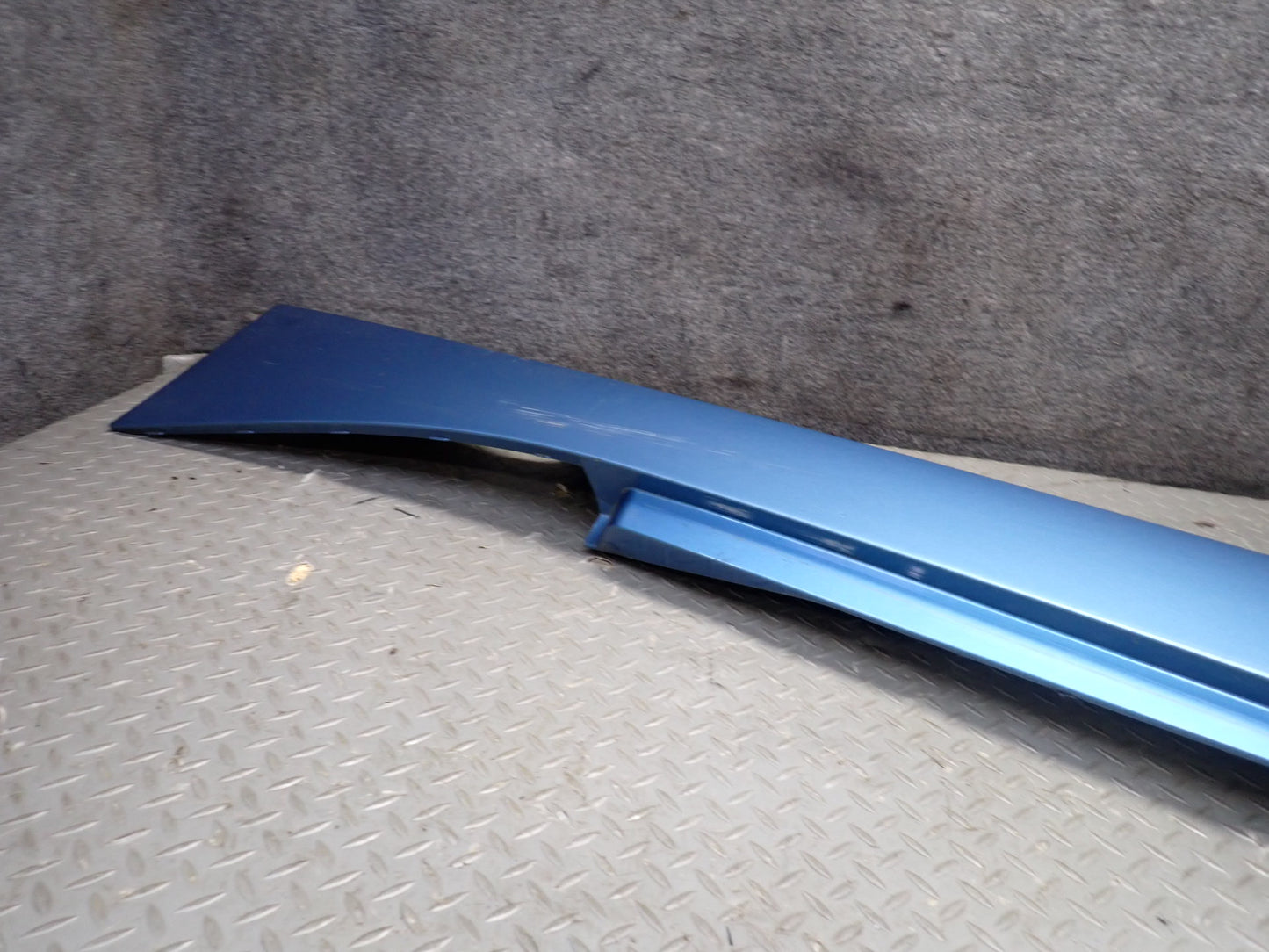 03-08 BMW E85 Z4 Left & Right Side Skirt Rocker Panel Molding Blue Set OEM
