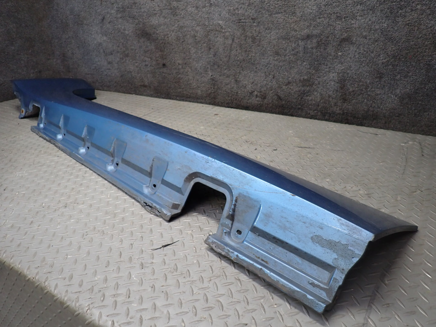 03-08 BMW E85 Z4 Left & Right Side Skirt Rocker Panel Molding Blue Set OEM