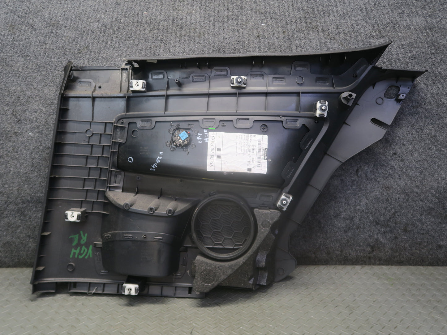 06-09 VW Golf MK5 R32 2DOOR Set of 2 Rear Quarter Interior Trim Cover Panel OEM