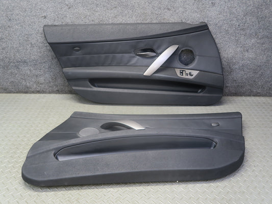 03-05 BMW E85 Z4 Set of 2 Left & Right Door Interior Trim Panel Black OEM