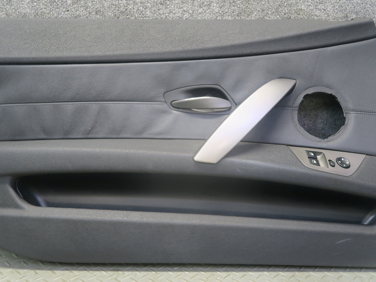 03-05 BMW E85 Z4 Set of 2 Left & Right Door Interior Trim Panel Black OEM