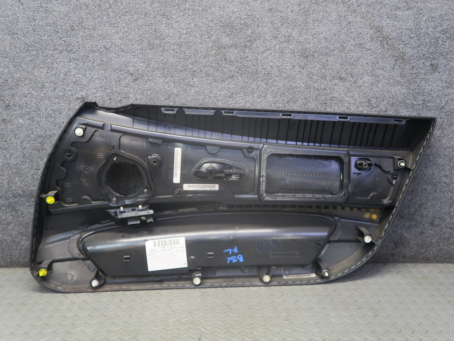 03-05 BMW E85 Z4 Set of 2 Left & Right Door Interior Trim Panel Black OEM