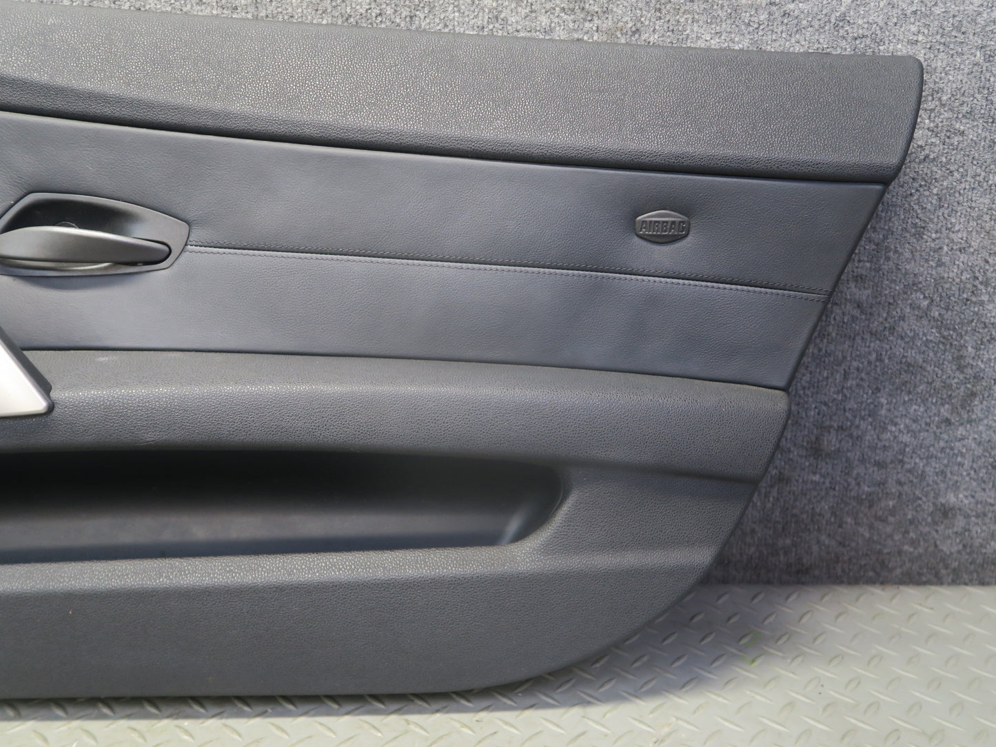 03-05 BMW E85 Z4 Set of 2 Left & Right Door Interior Trim Panel Black OEM