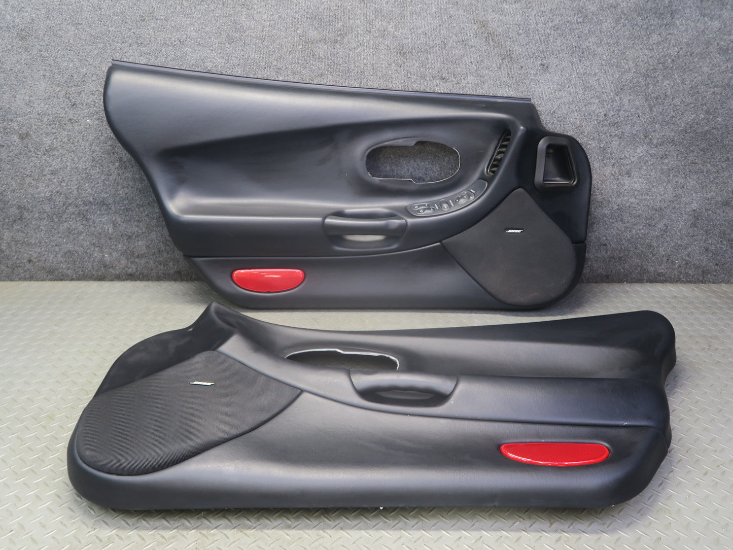 97-04 Chevrolet Corvette C5 Left & Right Door Interior Trim Panel Set 46K OEM