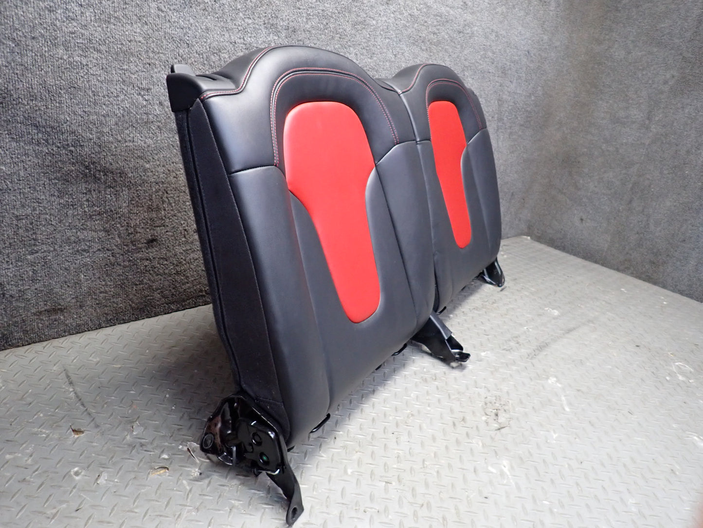 11-15 Audi TTS 8J Coupe Front & Rear Leather Heated Sport Seat Set Magma RED