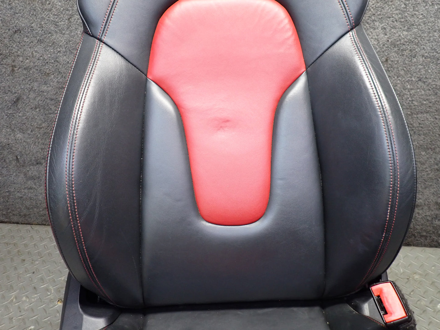 11-15 Audi TTS 8J Coupe Front & Rear Leather Heated Sport Seat Set Magma RED